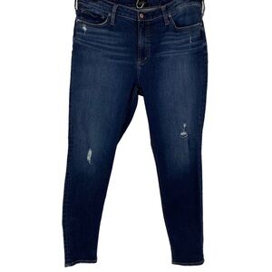 Silver Jeans Womens Jeans Size 18 Most Wanted Skinny Denim Dark Wash Stretch